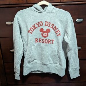 EUC Tokyo Disney Resort Gray Hoodie Sweater Jacket